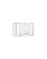 Snap buckle size 25mm - White