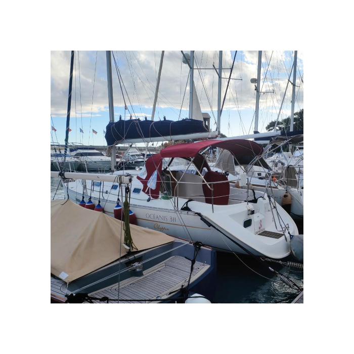 Bimini Top 3 arches for BENETEAU Oceanis 311 Clipper