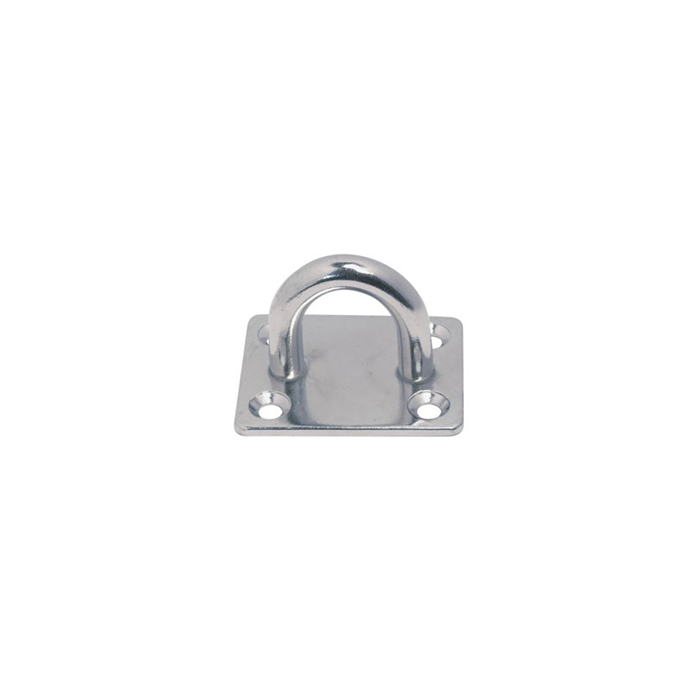 Stainless steel rectangular pad eye