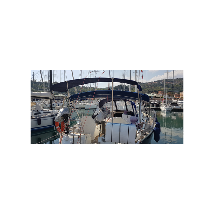 Bimini Top with 2 arches in Ø25mm stainless steel  for JEANNEAU Sun Odyssey 40