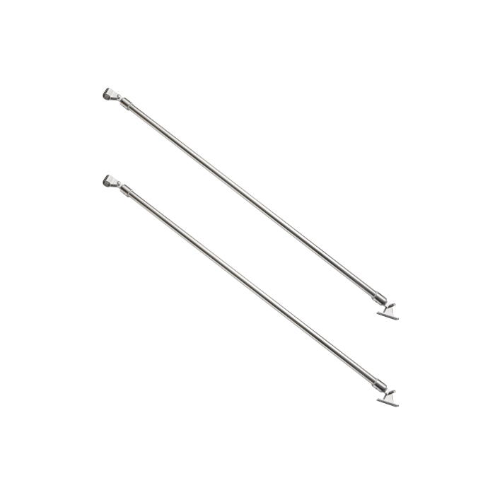 Brazos de soporte de acero inox Ø25mm