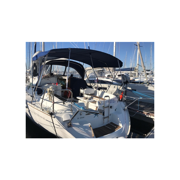 Stainless steel Bimini Top, 3 arches for JEANNEAU Sun Odyssey 40DS