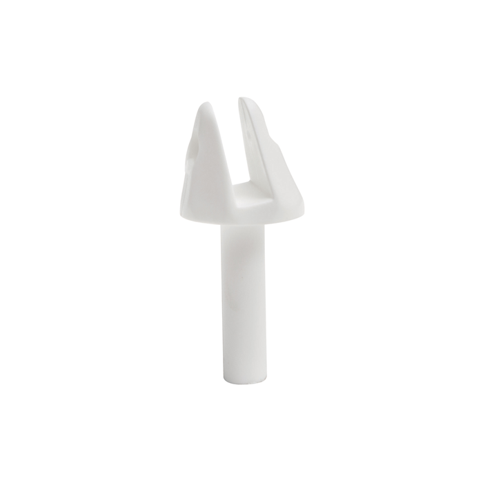 White nylon rowlock attachment pin
