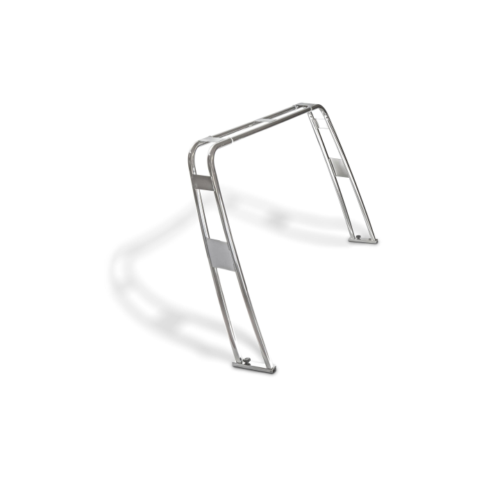 Roll bar para barco y neumático en acero inoxidable pulido