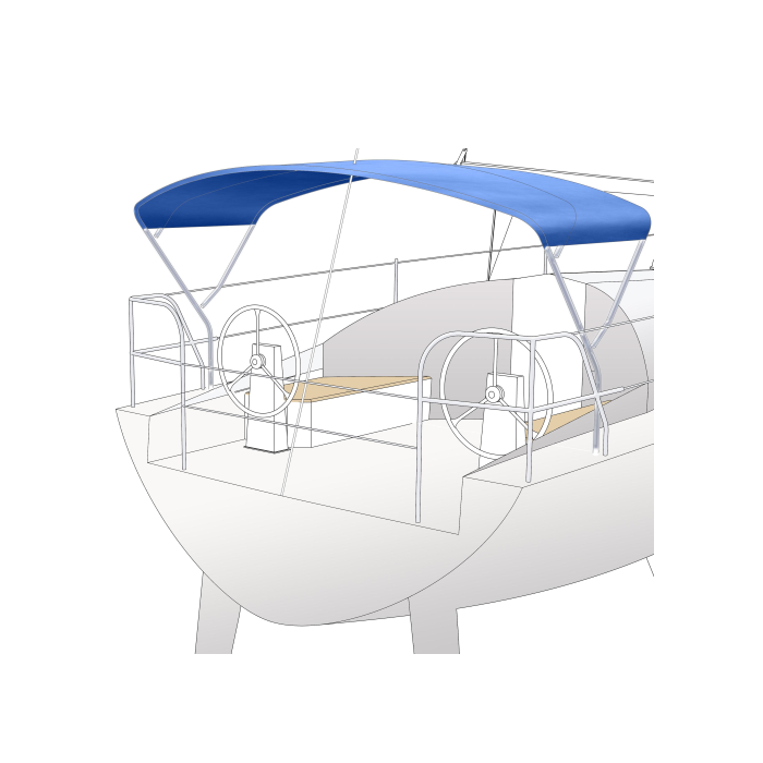 Bimini Top 3 arches for BENETEAU Oceanis 390