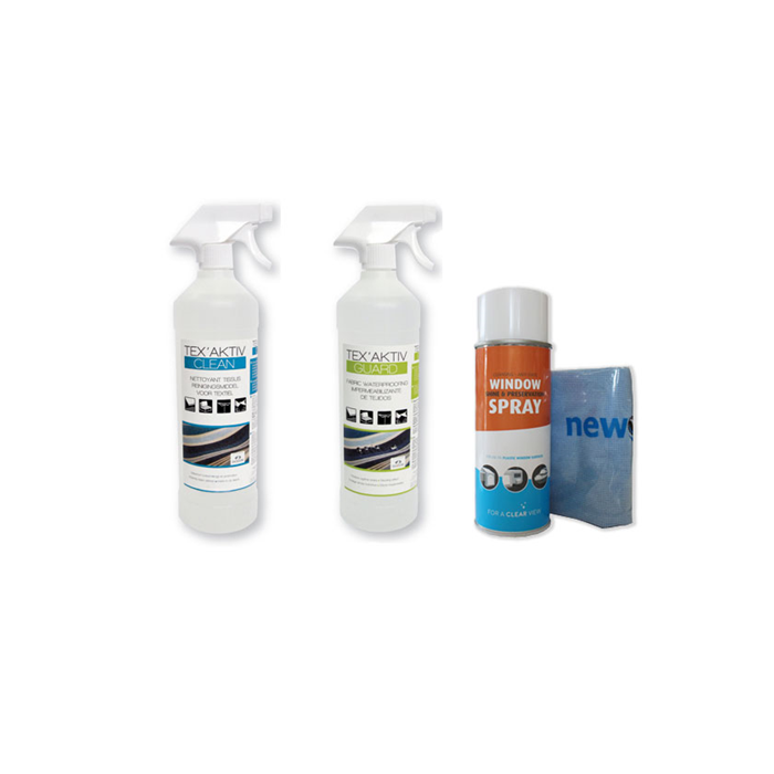 Kit de limpieza de toldos y telas para exteriores