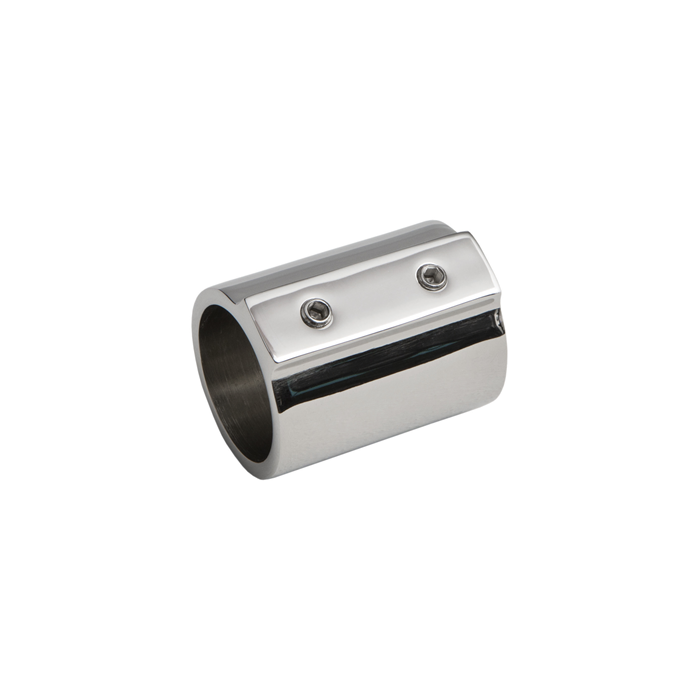 Ø22/25 mm stainless steel connector for telescopic tubes