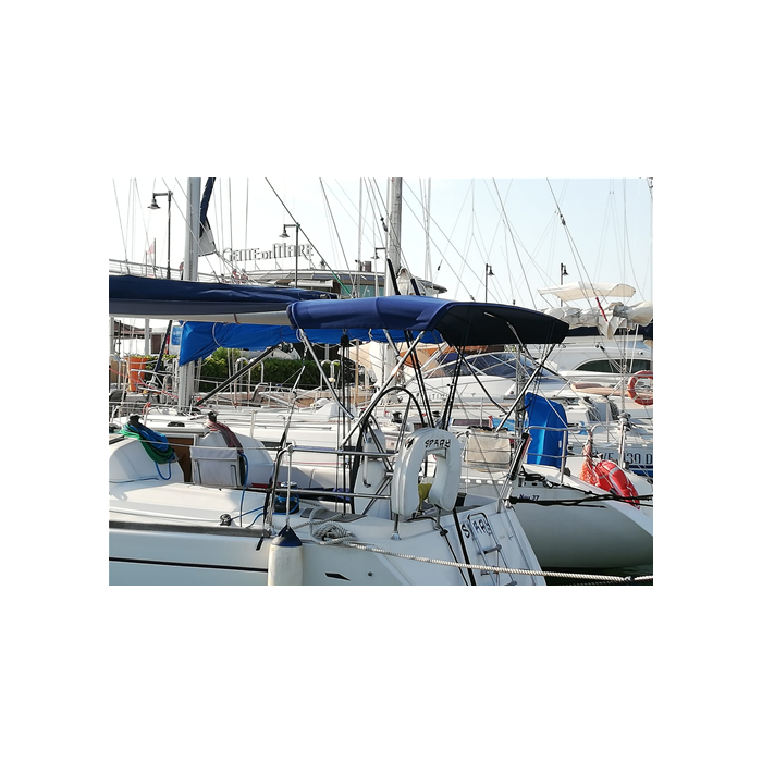 Bimini Top 3 arches for rear pulpit  DUFOUR 34