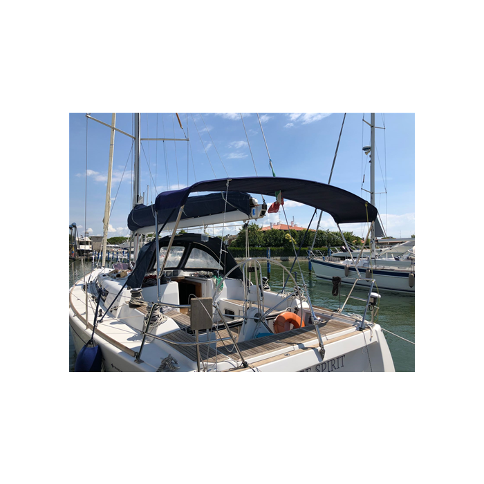 Stainless steel Bimini Top, 2 arches for GRAND SOLEIL 40 B&C