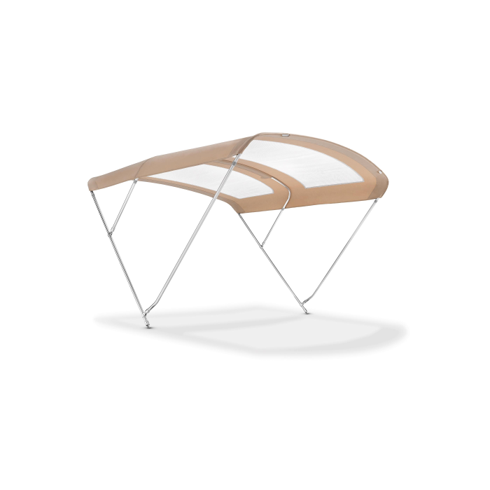 Bimini Top LOOK UP 3 arches - 316L stainless steel tube Ø22mm