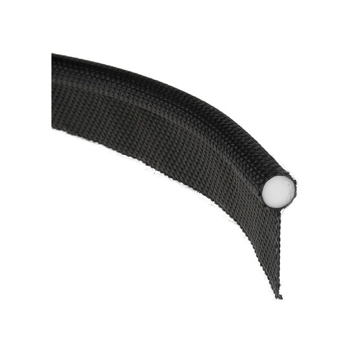Black PVC rail profile