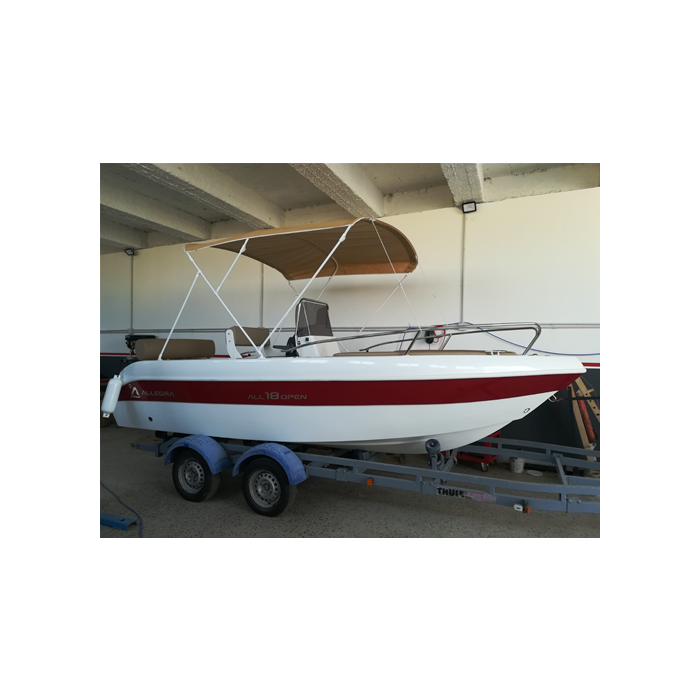 Bimini Top 3 arches for ALLEGRA  18 Open