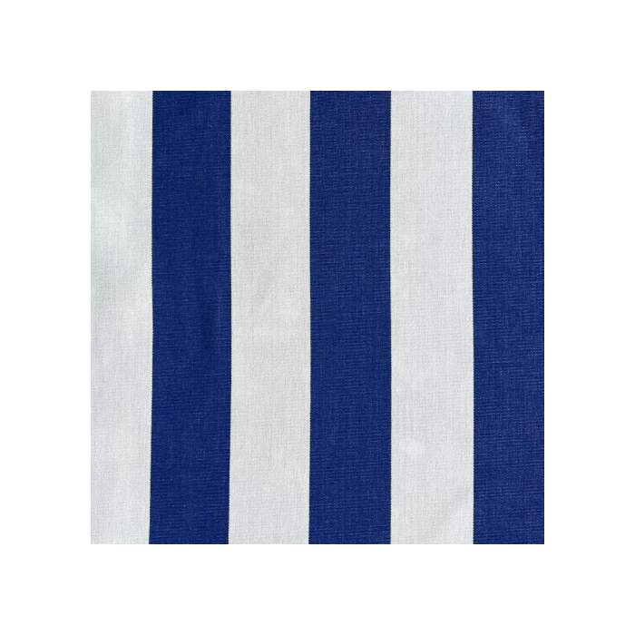 3 meter roll - acrylic stripe fabric for outer cushions - blue