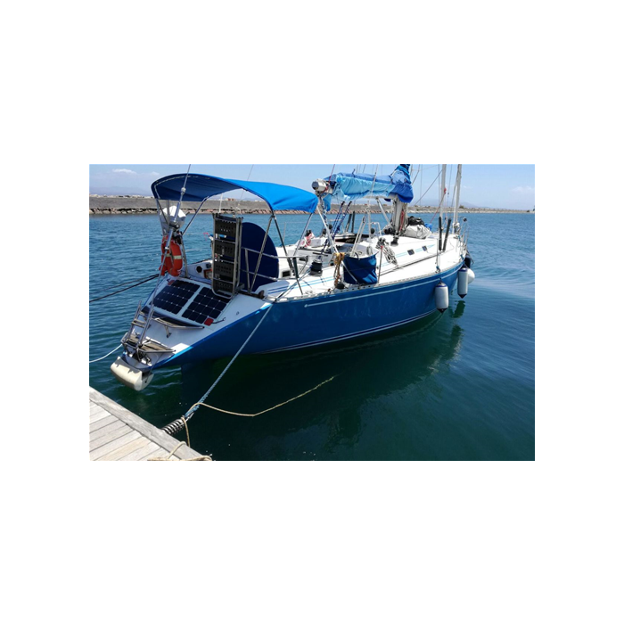 Stainless steel Bimini Top, 2 arches for MORGANTE 44