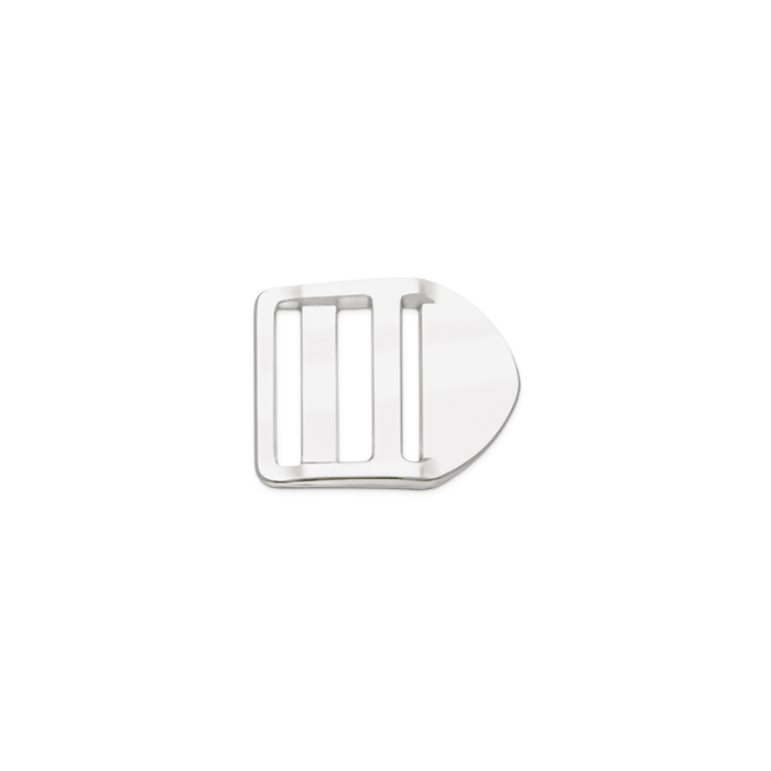 Three ways white nylon buckle