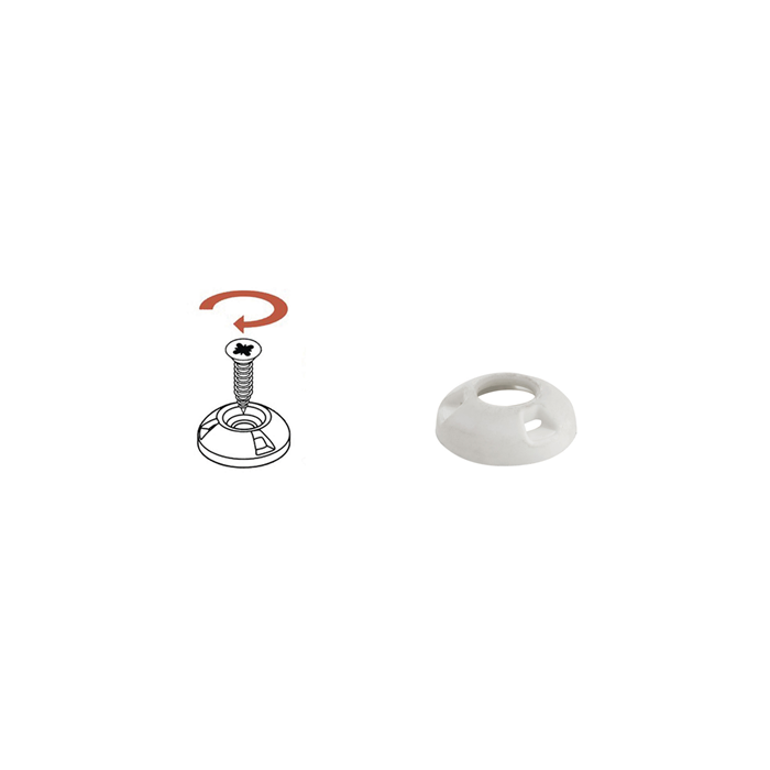 PERFIX®  white female snap fastener