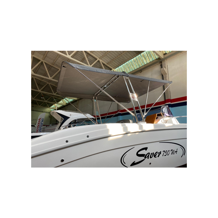 Roll bar con Toldo delantero y trasero para SAVER 750 Walk Around