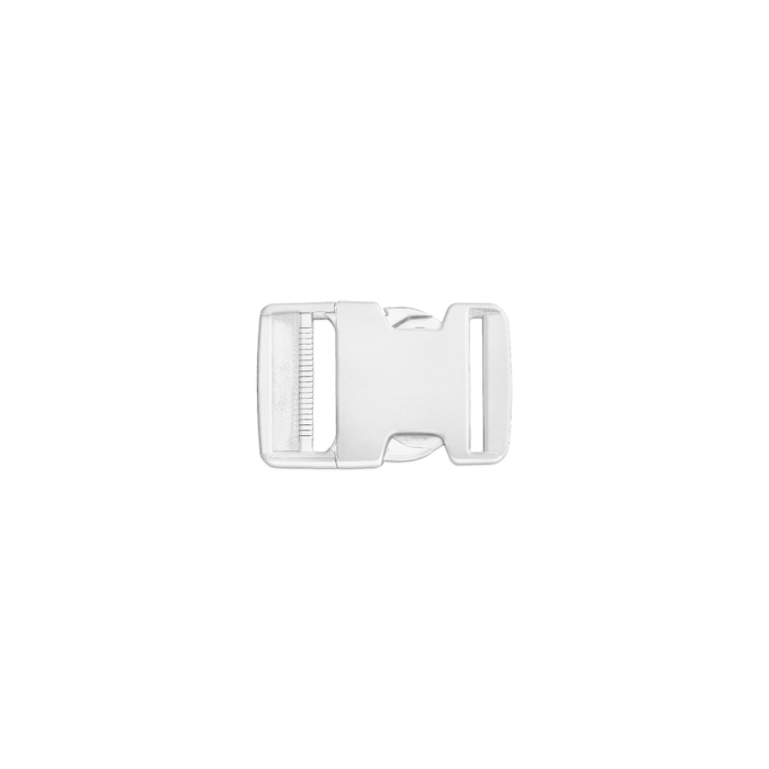 Snap buckle size 25mm - White