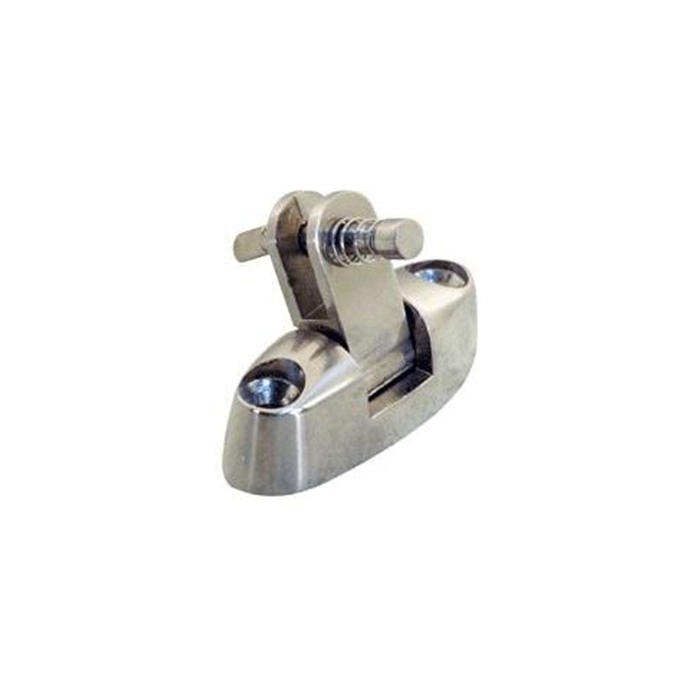 180° swivelling stainless steel deck hinge with pin
