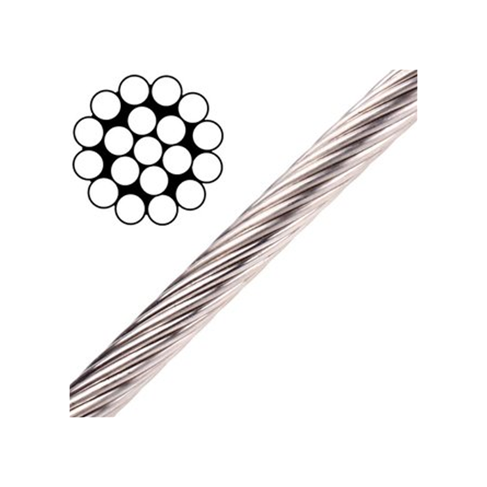 Cable de andariveles de acero inoxidable Ø 3mm