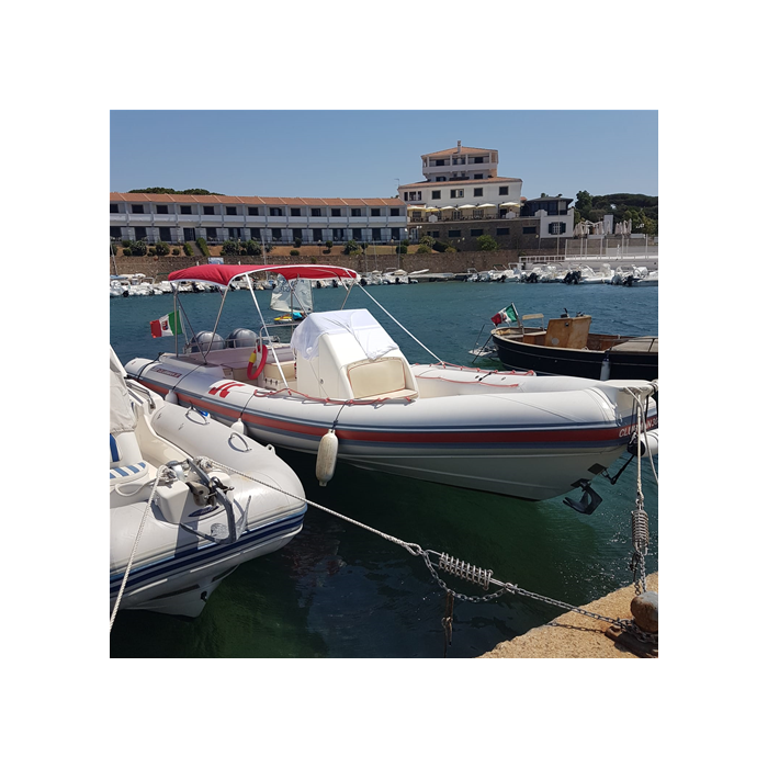 Toldo Bimini de acero inoxidable, 4 arcos para  JOKERBOAT Clubman 30