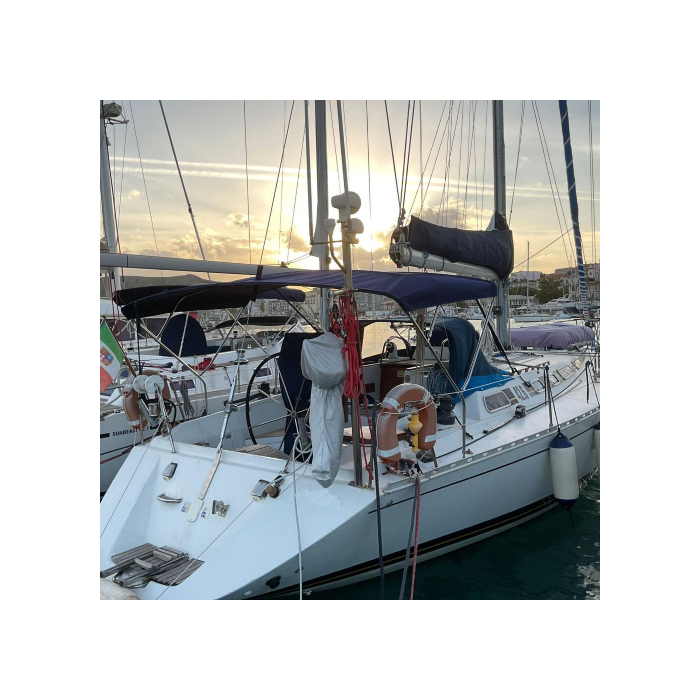 Toldo Bimini de acero inox Ø 25mm, 3 arcos para KIRIE FEELING 426