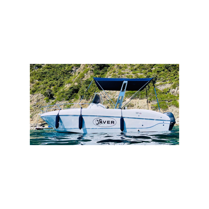Roll bar con toldo Bimini delantero y trasero para SAVER 560 Walk around