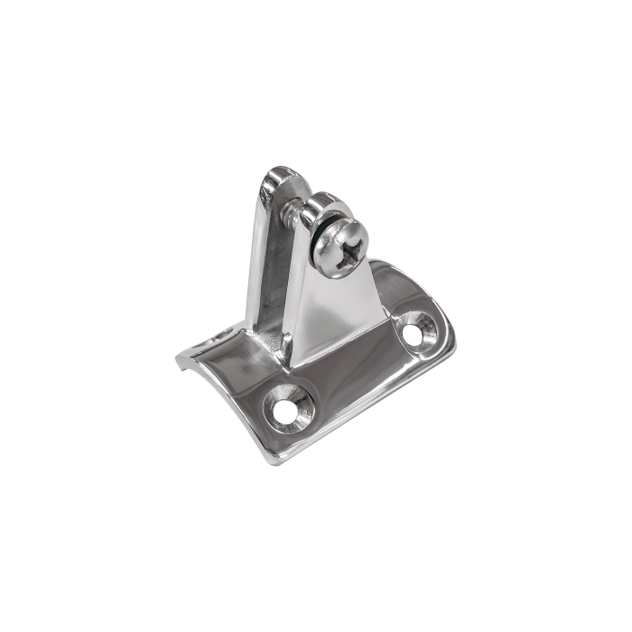 Soporte de acero cóncavo con tornillo para tubo Ø 40mm