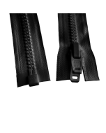 Black divisible die-cast YKK zipper, chain 10mm