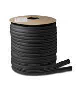 Black YKK 8mm die-cast coil chain zipper
