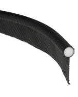 Profile noir en PVC pour gliessière