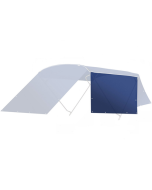 ROYAL  / ROYAL XL 4 arches - LATERAL extension canvas for Bimini Top