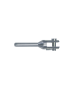 Stainless steel fork terminal for Ø4mm wire cable