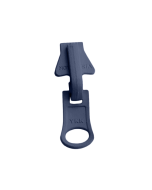 Blue slider for YKK 8mm coil chain zipper