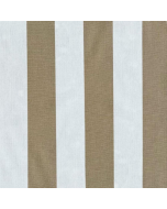 3 meter roll - acrylic stripe fabric for outer cushions - cream