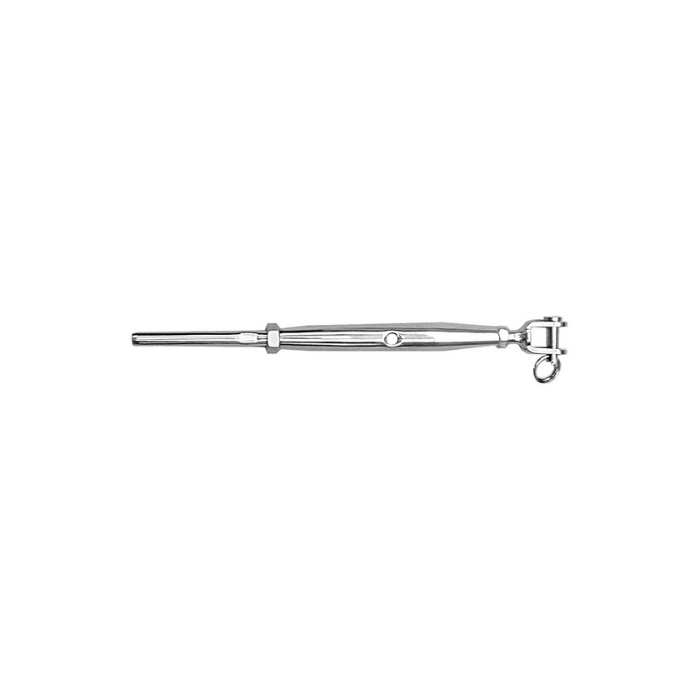 Turnbuckle fork-terminal for wire cable Ø4mm
