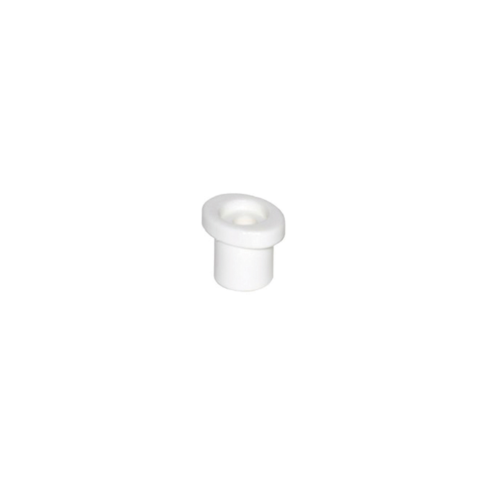 White oval nylon button