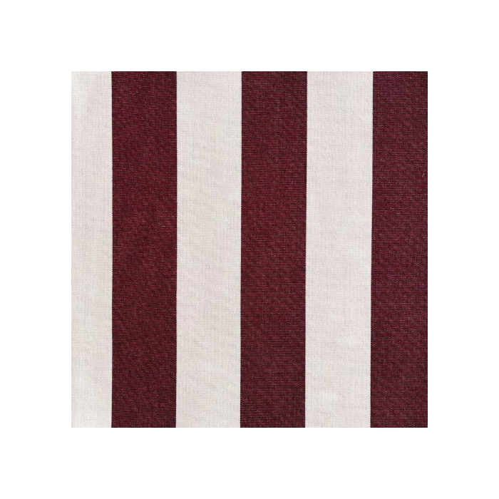 3 meter roll - acrylic stripe fabric for outer cushions - bordeaux