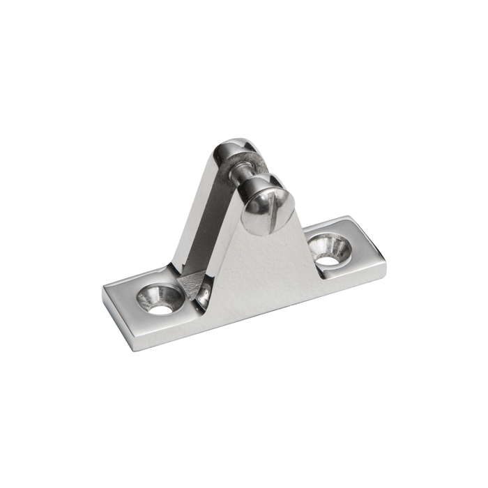 Stainless steel flat deck hinge with screw