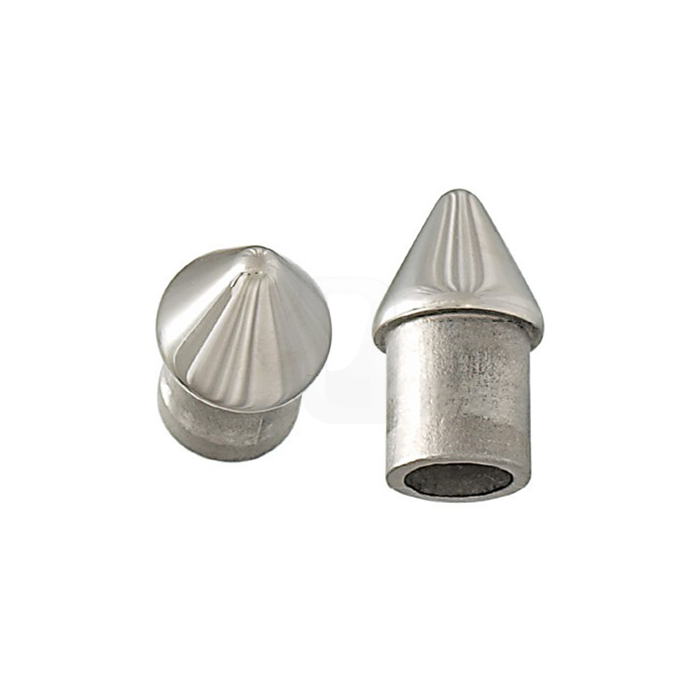 Stainless steel bullet end plug for tube