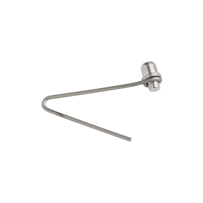 Stainless steel spring with low pawl - Ø6mm