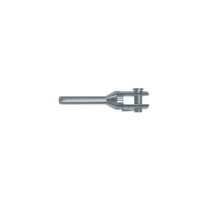 Stainless steel fork terminal for Ø4mm wire cable