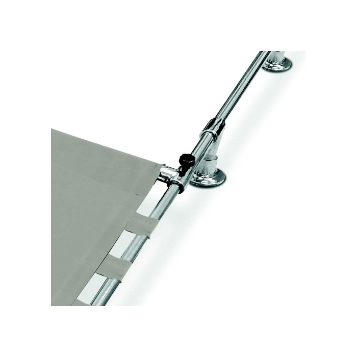 Terminale Per Barra Tenda In Acciaio Inox - Legno Moka, Diametro 30 Mm, 90x25 Mm, Accessorio Per Arredamento