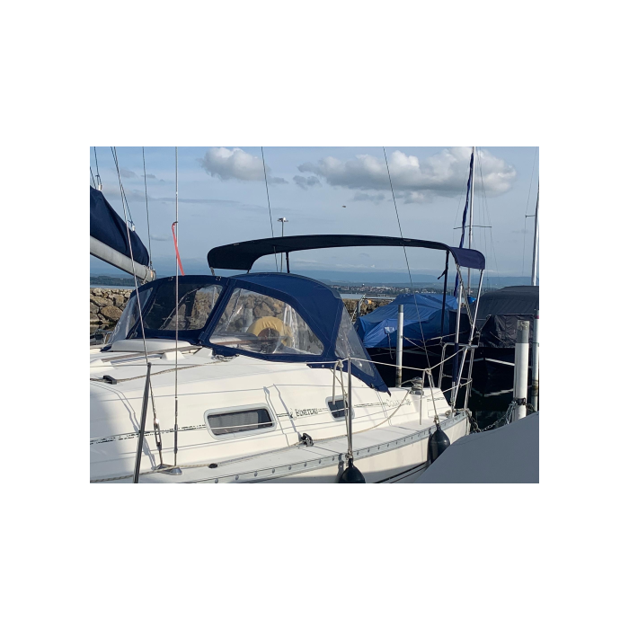 Bimini Top 2 arches for BENETEAU Oceanis 281 - Stainless steel Ø 25mm