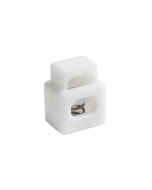 White nylon rope stopper