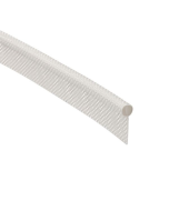 Perfil blanco de PVC para riel
