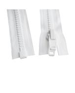 Cremallera YKK divisible malla 10mm blanca