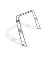 Roll bar para barco y neumático en acero inoxidable pulido