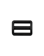Black nylon two-lights regulating loop buckle