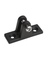 Black flat deck hinge with screw